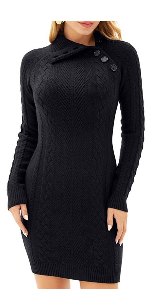 Women  turtle neck sweater Long sleeve pullover - Picture 2 of 4